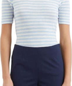 Marc O'Polo Damen T-Shirt aus Bio-Baumwolle gestreift