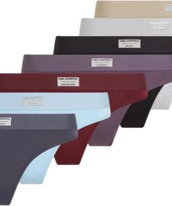 Karl Lagerfeld Damen Day of The Week Thong (7 Pack)