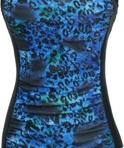 Damen Einteilige Badeanzug Monokini Verstellbarer Schultergurt Badeanzüge Falten Bademode Schwimmanzug