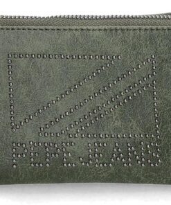 Pepe Jeans Donna Geldbörse Kulturbeutel Grün 17,5 x 9,5 x 2 cm Kunstleder, grün, Geldbörse Kulturbeutel