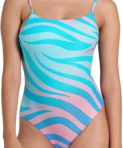 Arena Damen Women's Arena Water Prints Swimsuit One Piece Swimsuit (1er Pack)
