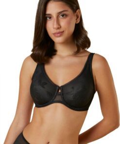 Triumph Damen Minimizer-BH Wild Rose Sensation W01, mit Bügel, ohne Polsterung, Verstellbare Träger