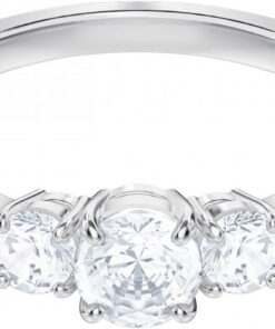 Swarovski Damen-Damenring Metall Kristall