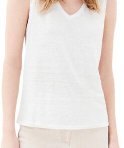 Caroll Damen 241t-trym Tanktop aus Leinen (1er Pack)