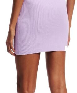 Karl Lagerfeld Jeans Damen Sleeveless Mock Neck Knit Dress