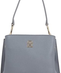 Tommy Hilfiger TH Timeless Bucket Bag Grey Line