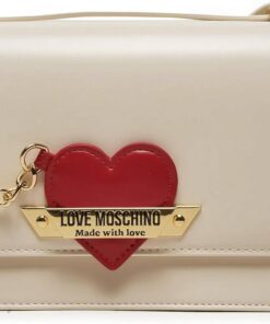 Love Moschino Schultertasche Damen Elfenbein Einheitsgröße