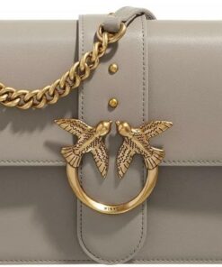 PINKO Damen Love One Classic CL Kalbsleder SE