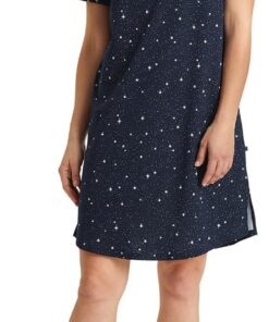 CALIDA Sweet Dreams Kurzarm-Nachthemd Damen | Länge 95cm, aus 100% Baumwolle