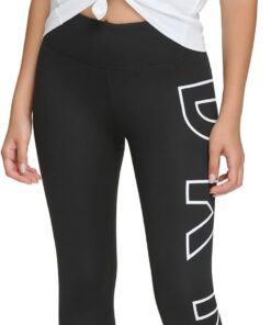 DKNY Damen Leggings Cropped Legging