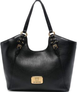 Love Moschino Schultertasche Damen Schwarz Einheitsgröße