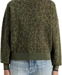 Scotch & Soda Damen Jacquard Relaxed-fit Pullover Sweater