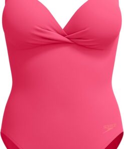 Speedo Damen Formender Kreuzknoten Badeanzug | Shapewear | Schwimmbekleidung für Strand und Urlaub
