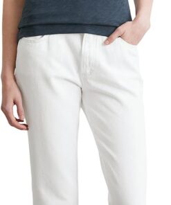 Marc O'Polo Damen T-Shirt aus Bio-Baumwolle mit U-Boot Ausschnitt