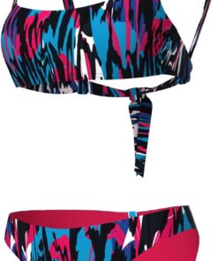 Arena Damen Women's Arena Water Prints Bikini Bralette Two Piece Swimsuit (1er Pack)