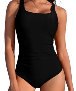 SHEKINI Bauchkontrolle Bügel Badeanzug Damen Push Up Bauchweg Badeanzug Damen Sexy
