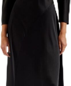 Ted Baker Damen WMD-avelli-Curve Seam Detail Midi Dress Kleid für besondere Anlässe
