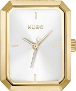 Hugo Uhr mit DREI-Zeiger-Quarzwerk für Damen Kollektion #Cosy mit Silbernem, Goldenem oder Bicolor Edelstahlarmband