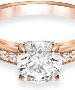 SWAROVSKI Damen-Ringe Edelstahl Kristall