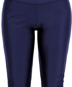 Damen Badeanzug Shorts Sport Schnelltrocknende Boardshorts Badehose mit hoher Taille Einfarbig S-XXL