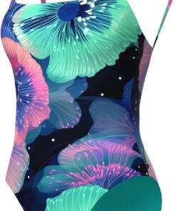 Arena Damen Women's Arena Water Prints Swimsuit One Piece Swimsuit (1er Pack)