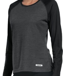 Wandershirt Damen UV Shirt Langarm Laufshirt UPF 50+ Funktionsshirt Schnelltrocknend Outdoor Langarmshirt Leicht Sommer T-Shirt