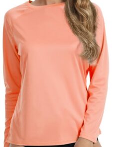 MEETYOO UPF50+ UV Shirt Damen & Schwimmshirt Damen-Atmungsaktiv, Schnell Trocknend, Hautfreundlich, Ideal für Surfen, Rudern und Schwimmen
