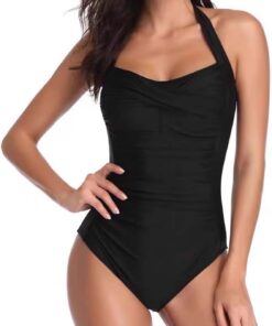 Einteiliger Badeanzug,Professioneller Damen Schwimmanzug,Badeanzug Damen Bauchweg,Bauchweg Push up Bademode,Sport Badeanzug Damen