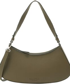 Marc O'Polo Leder Handtasche Umhängetasche Trina Hand Bag Forest Floor braun
