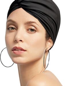 XGOPTS Badekappe,Schwimmkappe Damen Atmungsaktiv Elastische Badehaube Polyester-Stoff Schwimmhaube für Frauen Swimming Cap für Lange Kurzes Haar Sommer, Strand, Urlaub, Hallenbad