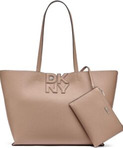 DKNY,TRAVEL BAG,NICOLE TOTE,CAPP/LT TAUPE,1SZ