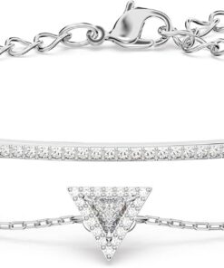 Swarovski Ortyx Kristall-Armband, Schmuck-Kollektion, rhodiniertes Finish