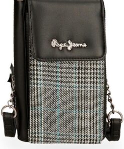 Pepe Jeans Kendra Damen T-Shirt, Schwarz, Talla única, Kleine Umhängetasche