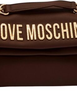 Love Moschino PU-Tasche GRS Schokolade + HAMMERED LO, Schokobraun, Einheitsgröße