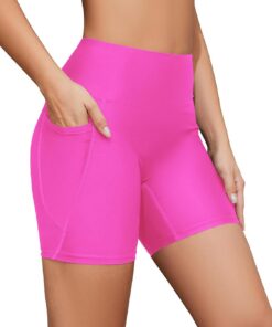SHEKINI Damen Badeshorts Hohe Taille Badehose Schnell Trocknendes Sporty Kurze Leggings Bikinihose Radlerhose Schwimmhose Strandhose