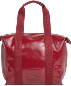 Pepe Jeans Damen Chelsea Glossy Tasche, Rot (Rot), Einheitsgröße, Rot, Einheitsgröße