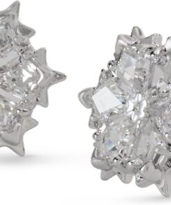 Swarovski Magic Evolution Kollektion Ohrstecker, Schneeflocke, Rhodiniert
