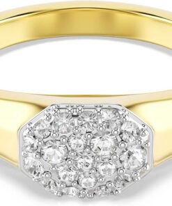 Swarovski Damen-Damenring Metall Kristall