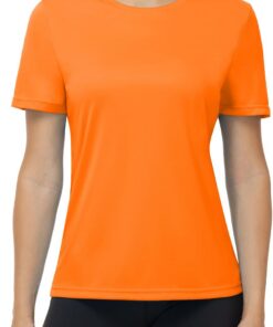 UV Shirt Damen Kurzarm, UPF 50+ Sonnenschutz Funktionsshirt Atmungsaktiv Schnelltrocknend Schwimmshirt Sportshirt Leicht Weich Rashguard für Gym Fitness Yoga Laufen Outdoor