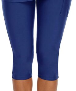 Ecupper Badehose Damen Lang Schwimmhose Capri Badeleggings Mit Rock Schwimm
