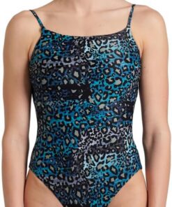 Arena Damen Women's Arena Water Print Swimsuit One Piece Swimsuit (1er Pack)