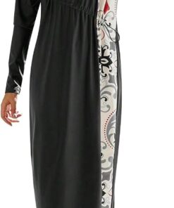 Odizli Damen Muslimische Bademode Islamisch Burkini Langarm Schwimmoberteile Built in Bra+Schwimmhose+Hijab 3tlg Full Cover Badeanzug