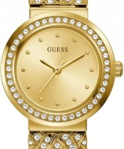 Guess US Women's Gold-Tone Analog Watch