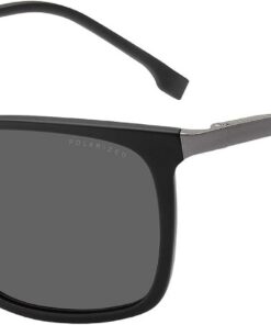 Hugo Boss BOSS 1249/S Matte Black/Dark Grey 56/16/145 Herren Sonnenbrillen