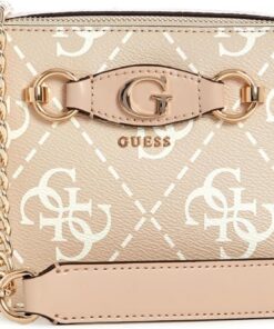 GUESS Izzy Camera Bag Sand Logo