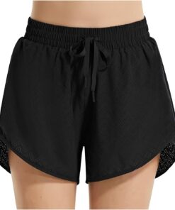 baleaf Badeshorts Damen UPF50+ Badehose Schnell Trocknende Boardshorts UV Schutz Bikini Shorts mit Tasche Schwimmhose mit Mesh | Schnell Trocknende Boardshorts UV Schutz Bikini Shorts mit Tasche Schwimmhose mit Mesh