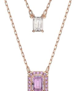 Swarovski Damen-Kette Metall Kristall 32022128
