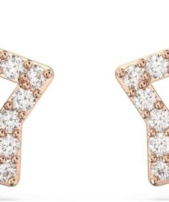 Swarovski Ohrringe Stella: PE Stud White/Ros 5645465 Marke, Einheitsgröße, Nicht-Edelmetalle, Kein Edelstein