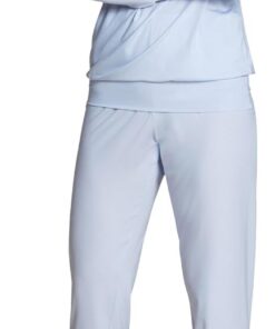 CALIDA Elegant Dreams Bündchen-Pyjama Damen | Schlafanzug, luftiger Schnitt, mit Spitzendetails, fließend und anschmiegsam