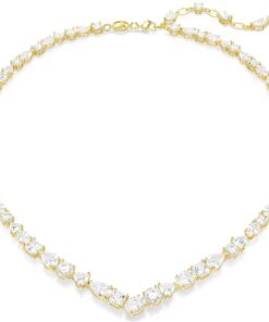 Swarovski Halskette Damen Mesmera Weiß Goldfarben 5743826
